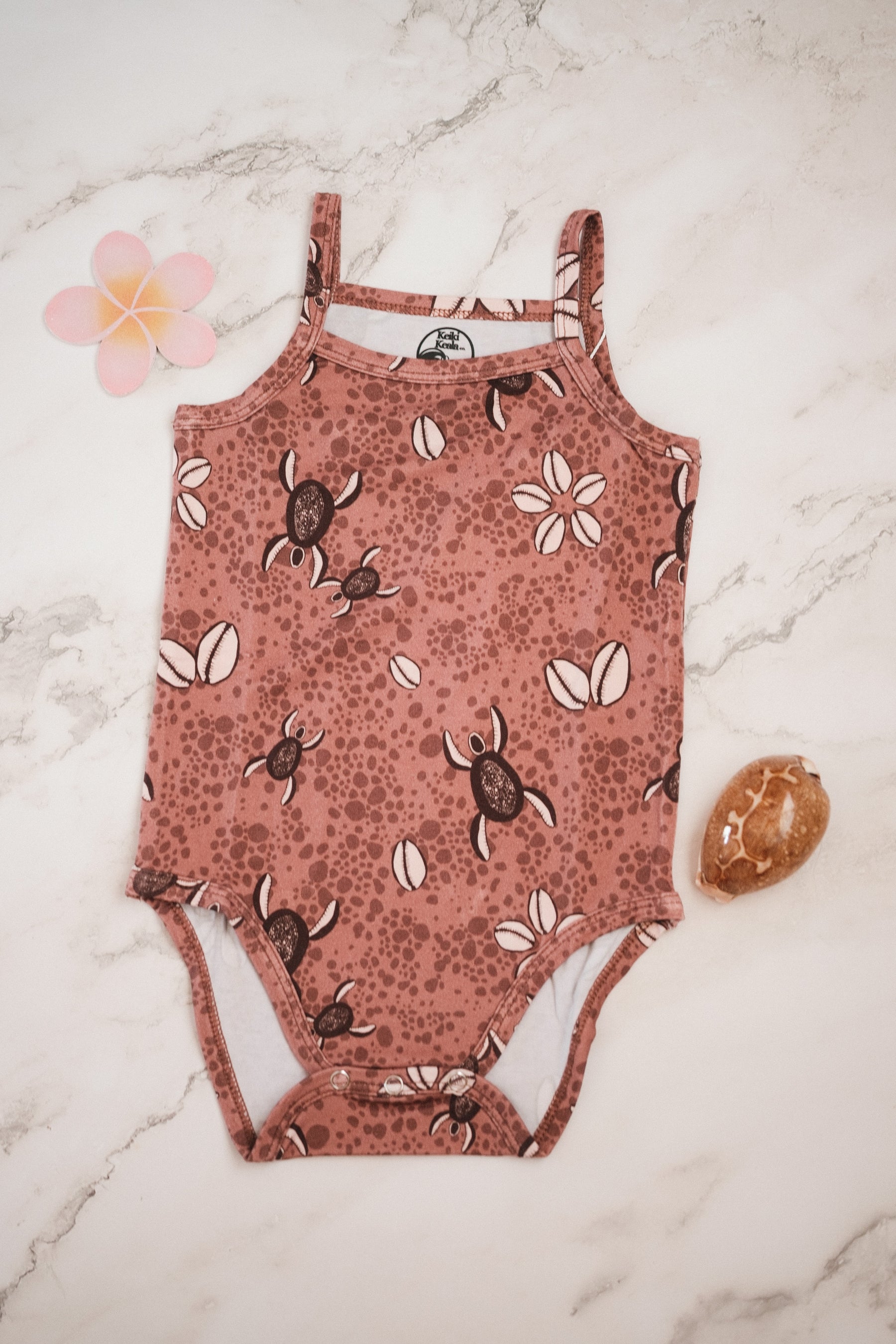 Pink Honu Cowrie romper