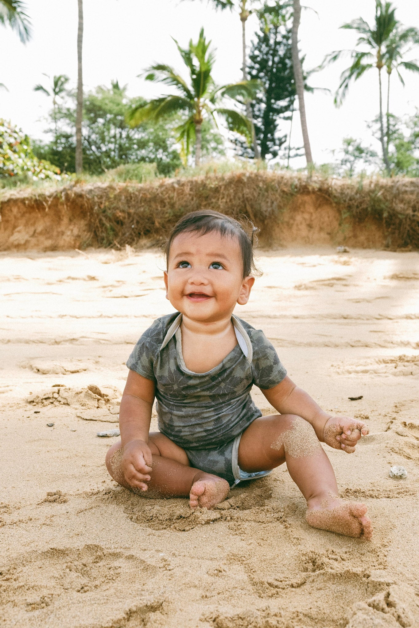 Torch ginger quilt onesie