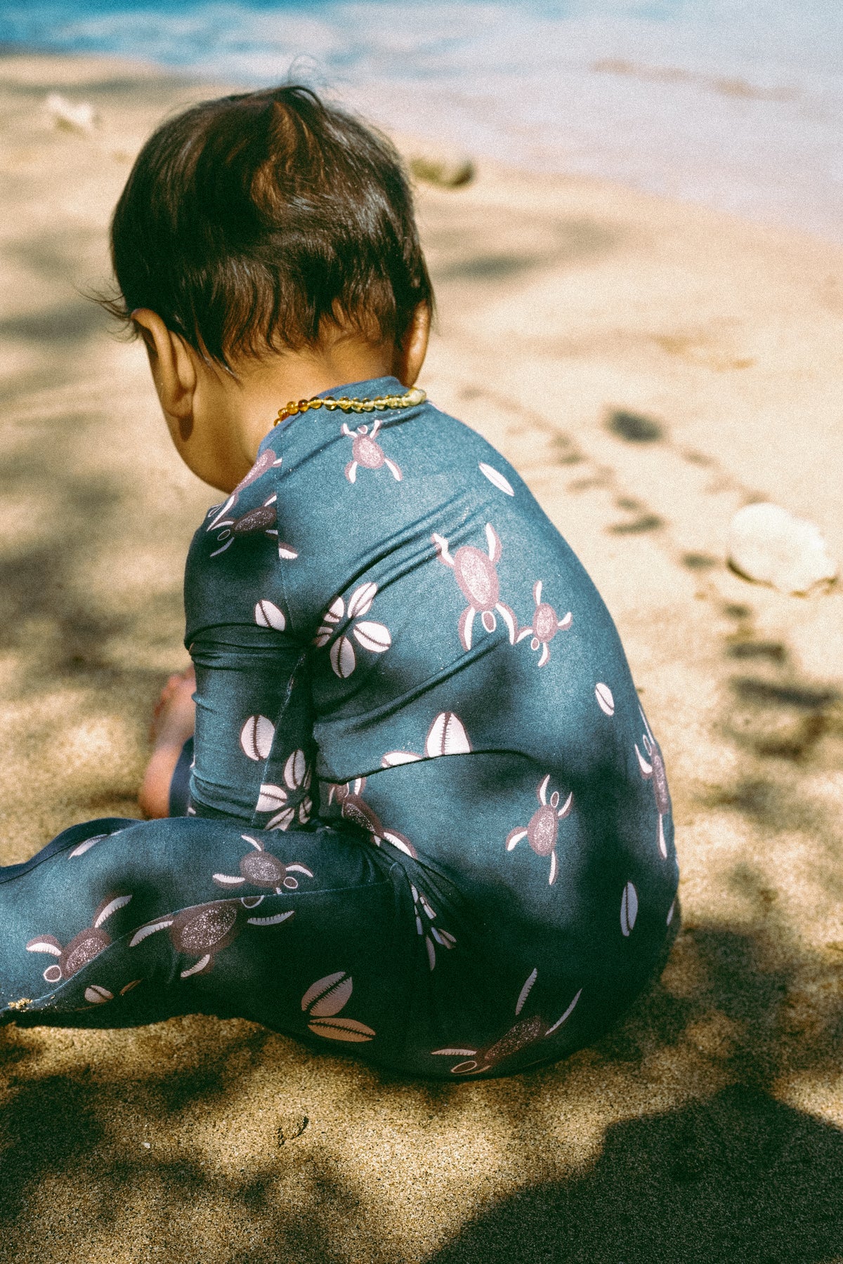 Blue Honu Cowrie sleepies