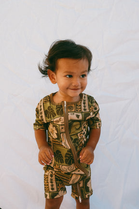 Green Vintage Hawaii shortie