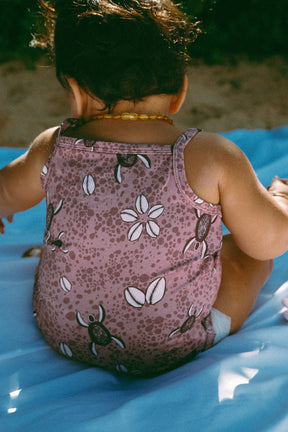 Pink Honu Cowrie romper