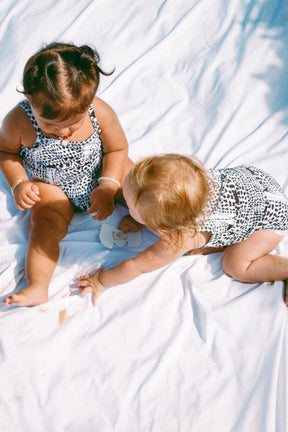 Leopard Cone shell romper