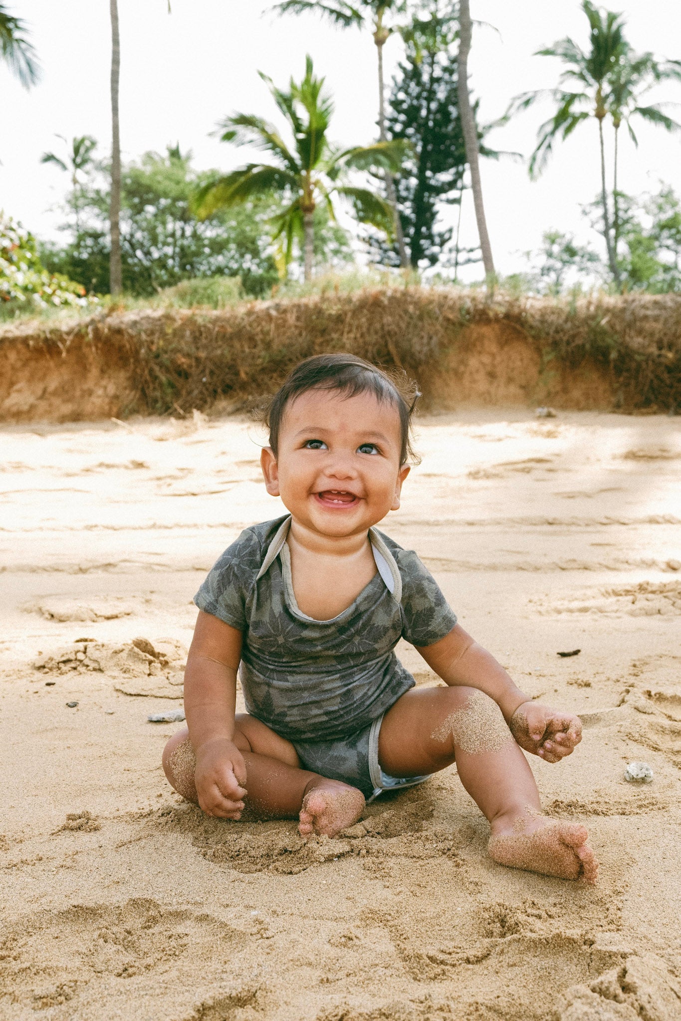 Torch ginger quilt onesie