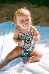 Leopard Cone shell romper