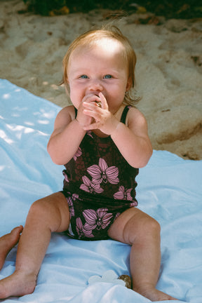 Pink Orchid romper