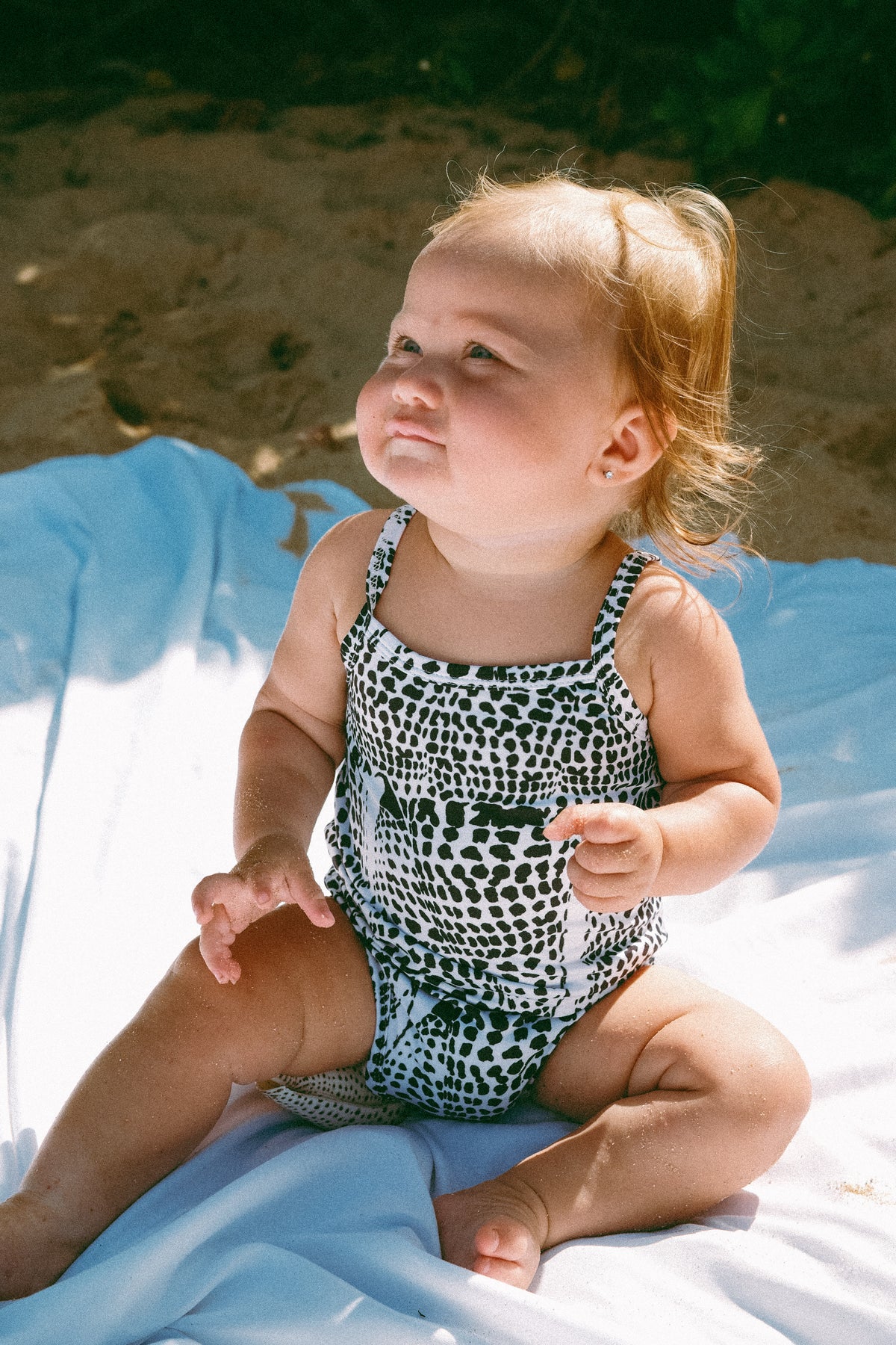 Leopard Cone shell romper