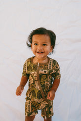 Green Vintage Hawaii shortie